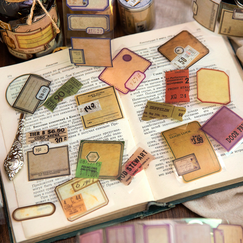 标记日常和纸胶带手账复古怀旧模切边框素材自粘拼装饰贴画材料,淘宝优惠券,粉丝福利购,淘宝优惠卷