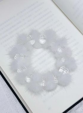 天然白水晶手链女款单圈时尚百搭饰品礼物送女友闺蜜生日礼物