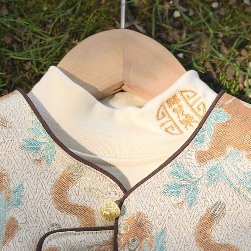 周岁礼服男宝宝抓周衣服新中式儿童洋气汉服套装生日婴儿春秋唐装 - 图2