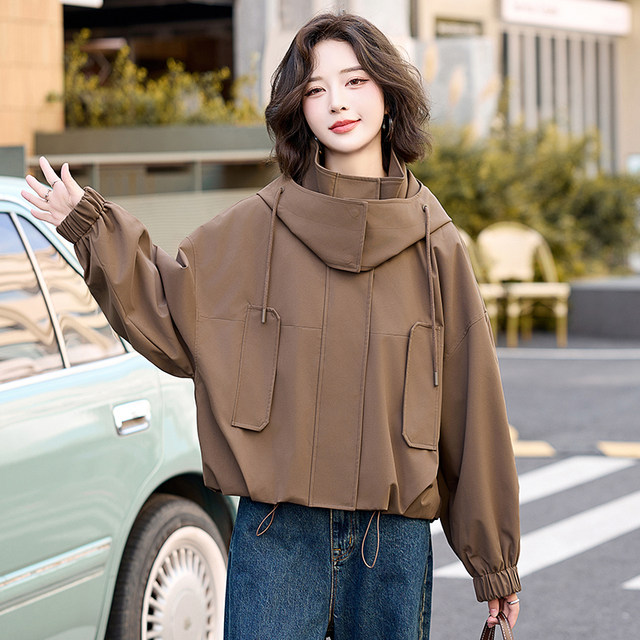 Loose casual small work jacket short coat for women