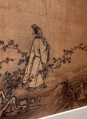 日本马远山行春径图
