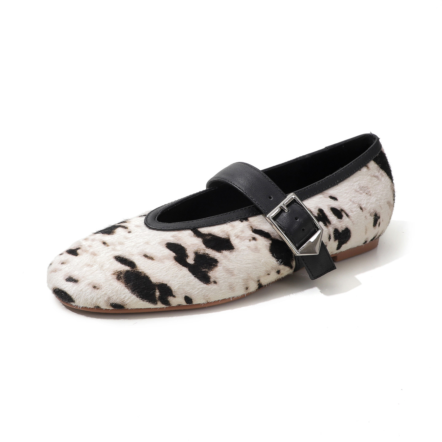 Kmeizu巨软~平底玛丽珍鞋女新款V口马毛一字扣带赫本文艺通勤单鞋,淘宝优惠券,粉丝福利购,淘宝优惠卷