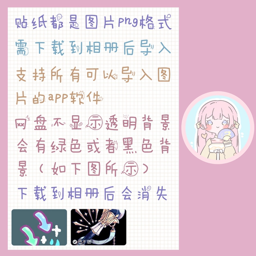 电子手帐贴纸小面包透明免抠ipad/notability/goodnotes - 图1