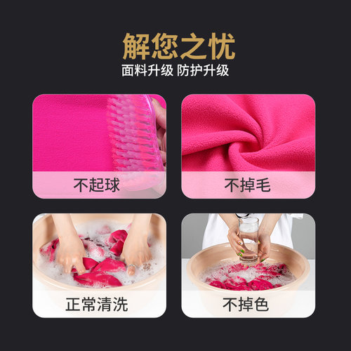 摇粒绒外套男女抓绒衣女加绒加厚抓绒卫衣抗静电保暖冲锋衣内胆 - 图3