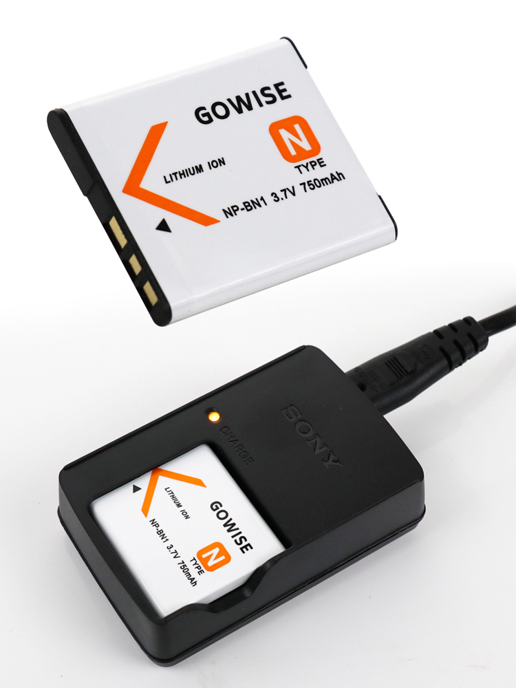 GOWISE适用索尼DSC-TX5 TX7 TX9 W320 W510 相机NP-BN1电池充电器 - 图3