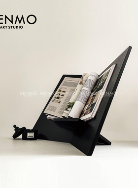 木质书架酒店装饰摆件桌面摆设