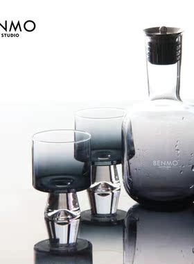 玻璃样板间本墨玻璃摆件轻奢