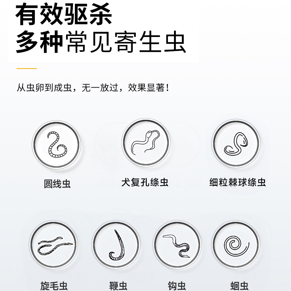 雷米高狗狗体内驱虫药幼犬宠物打虫药猫咪驱虫一粒清阿苯达唑片