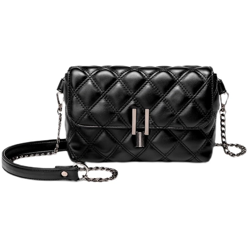 香港2025夏季新款潮真皮女包链条包质感小众高级百搭小包包斜挎包,淘宝优惠券,粉丝福利购,淘宝优惠卷