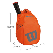 Hot Pins Orange Tennis Bag Badminton Bag double shoulder Shoulder Bag Waterproof to scrub men and women Fashion sports bag Large capacity
