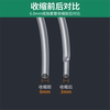 Open-mouth gold ring sealing sleeve adjustment artifact invisible ring ring large fixed protection transparent heat shrink tube