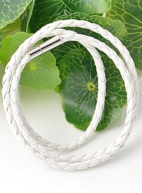 手链男士潮韩版个性学生双层黑色编织手绳女简单大方