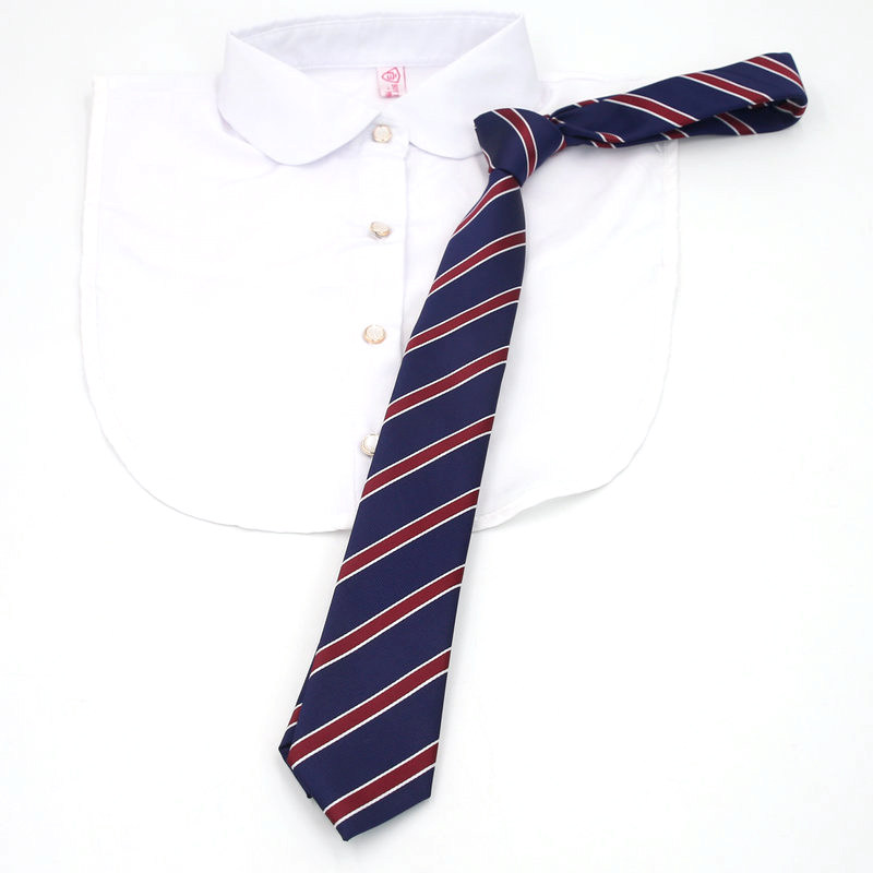 日制基础款jk条纹领带免打酒红蓝色制服蝴蝶结韩版校供学院风百搭,淘宝优惠券,粉丝福利购,淘宝优惠卷