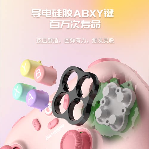 盖世小鸡启明星2粉色无线游戏手柄星露谷物语双人成行女生手柄pc电脑steam蓝牙手机情侣生日礼物switch2电视 - 图2