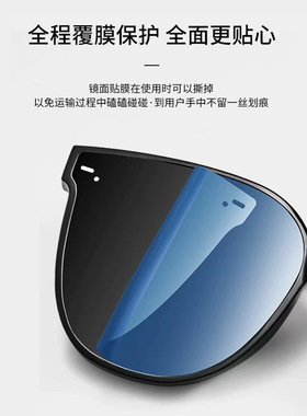 TR90镜框尼龙镜片高级感墨镜