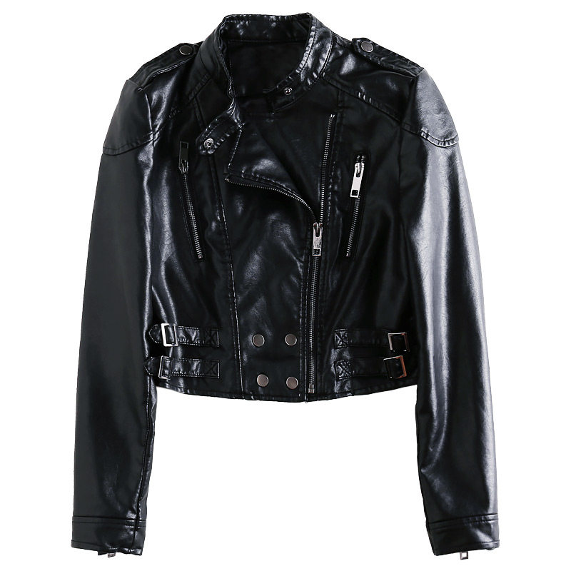 美拉德穿搭皮衣外套女2025秋季新款修身短款帅气pu皮夹克机车服潮,淘宝优惠券,粉丝福利购,淘宝优惠卷
