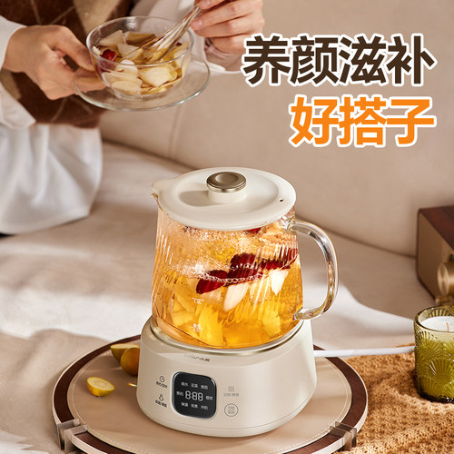 小熊全玻璃恒温养生壶家用多功能办公室小型煮茶壶烧水壶2026新款 - 图3