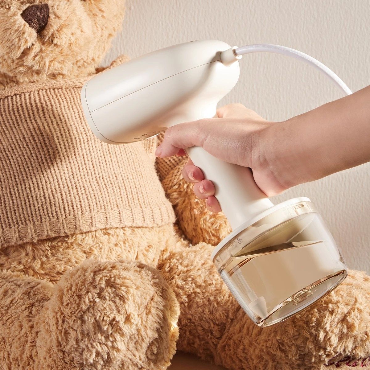 小熊手持蒸汽家用小型烫衣服挂烫机 小熊电器蒸汽刷/手持挂烫机