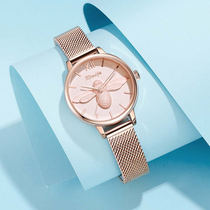 瑞美嘉ins风女士小蜜蜂正品手表 瑞美嘉国产腕表