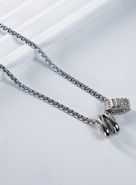 CK小蛮腰转运镶钻项链女