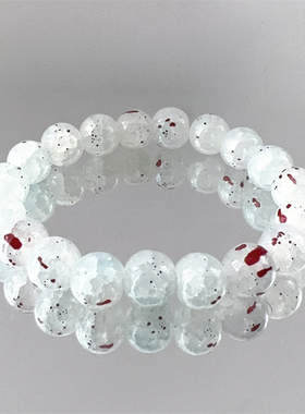 淄博琉璃手串水晶串珠手链女款高颜值学生党儿童2024年新款蝴蝶