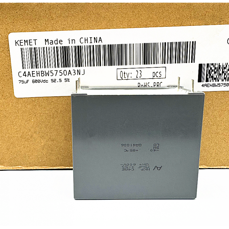 原装KEMET 基美 C4AEHBW5750A3NJ 75uF 600VDC 新能源薄膜电容器