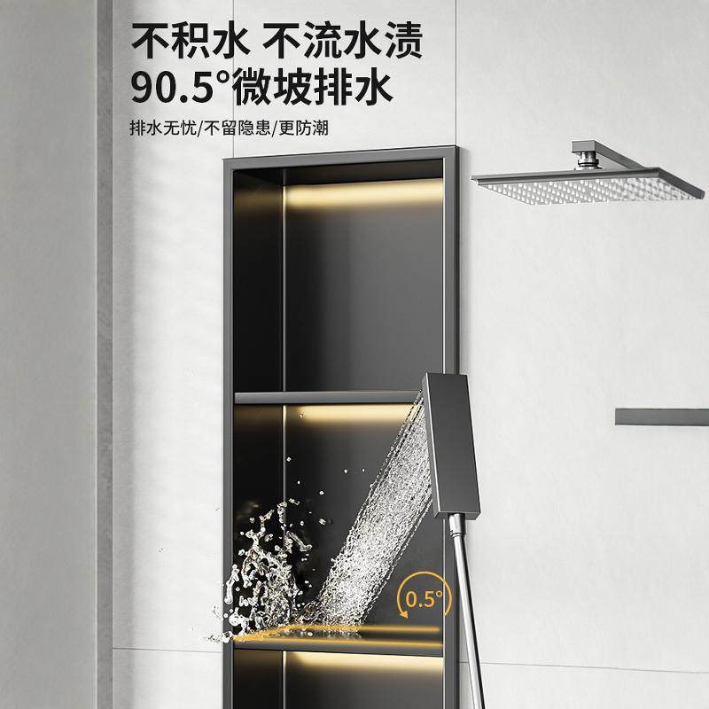 定制不锈钢壁龛柜卫生间成品嵌入式浴室金属置物架电视背景墙收纳,淘宝优惠券,粉丝福利购,淘宝优惠卷