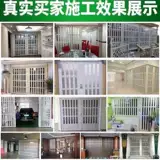 [铝合金折叠门推拉隔断门厨房谷仓门卫生间伸缩无下轨阳台移门定制]