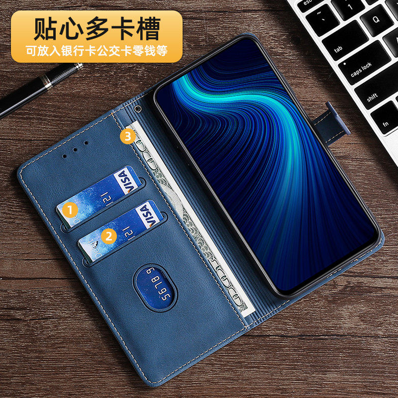 适用于华为荣耀x10手机壳翻盖式皮套honor9x全包防摔9xpro双面皮套保护10xlite创意磁吸商务TEL-AN00男女耐脏