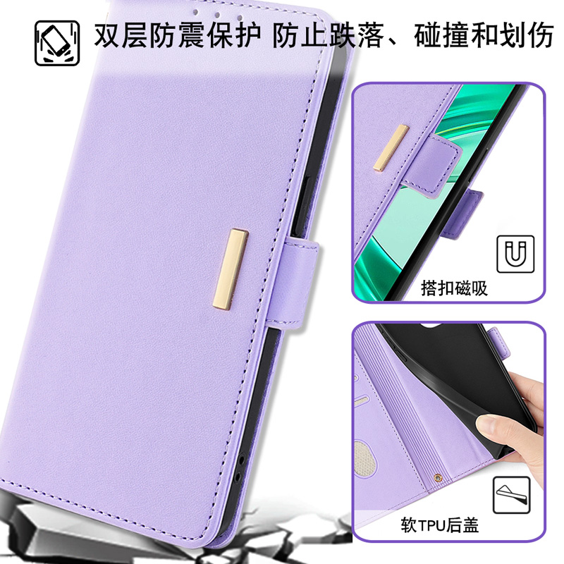 适用小米C99全包镜头防摔CC9pro保护套皮套翻盖式CC9E创意钱包式带挂绳插卡男女款防盗刷商务手机壳 - 图2