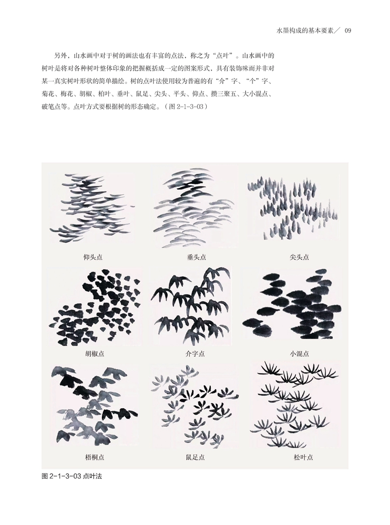 水墨构成基础  大专院校 美术培训机构 学习中国画 水墨画 专业教材教程资料 - 图3