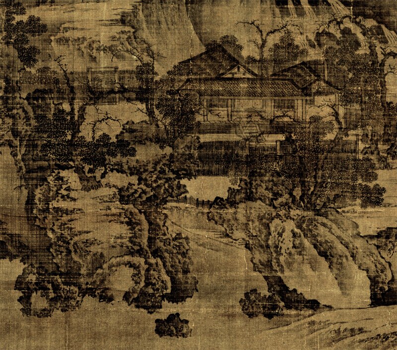 历代名画临摹大图范本一匡庐图荆浩五代水墨山水画国画初学者临摹画册绘画书籍江西美术出版社_虎窝淘