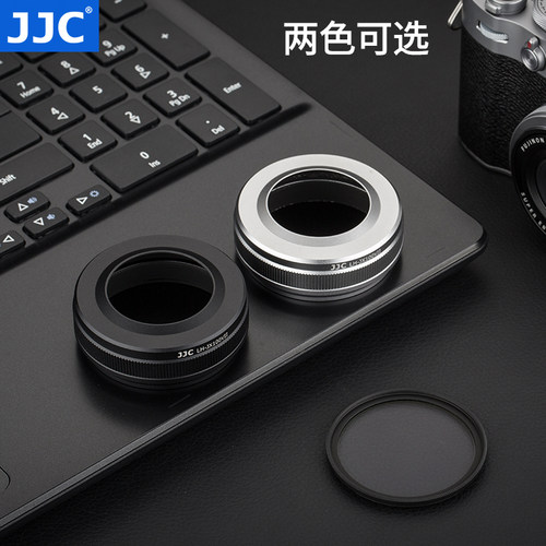 JJC 适用富士X100VI遮光罩X100S X100t X100F X100V X100配转接环可装原镜头盖 替代LH-X100 49mm滤镜 配件 - 图3
