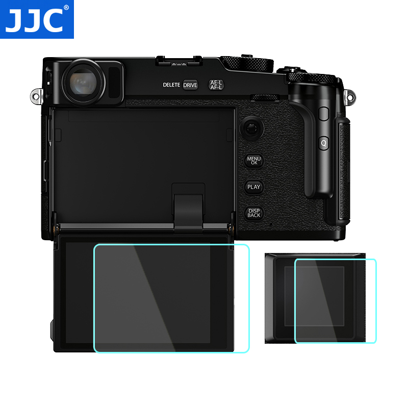 JJC 适用于富士X-PRO3钢化膜 FUJIFILM XPRO3屏幕贴膜保护玻璃膜 带小屏钢化膜 - 图0