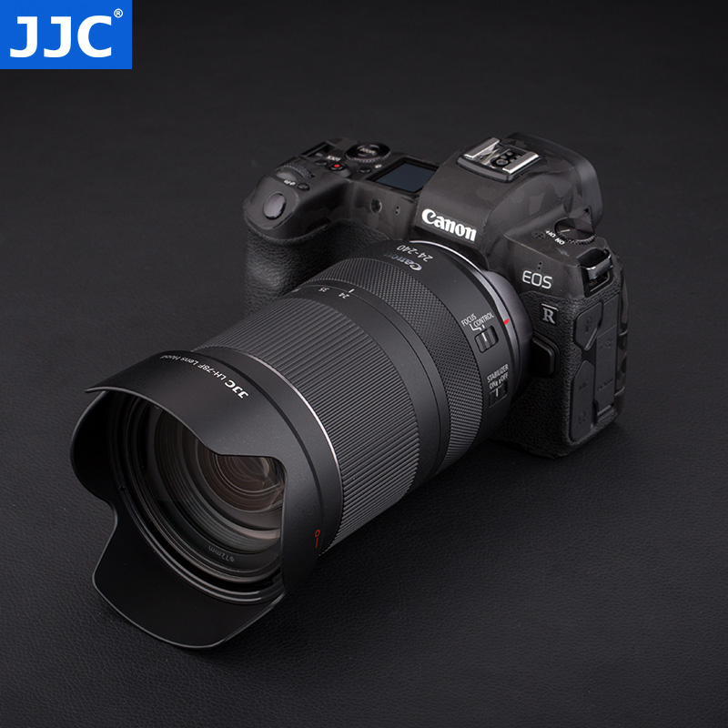 JJC 适用佳能EW-78F遮光罩 RF 24-240mm IS USM全画幅微单相机R50 R10 R5 R6 R8镜头RF 24-240配件 72mm口径 - 图1