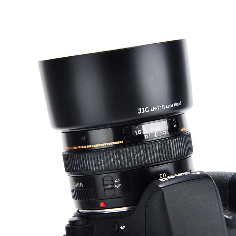 JJC 佳能ES-71II遮光罩50 1.4定焦镜头 50mm 