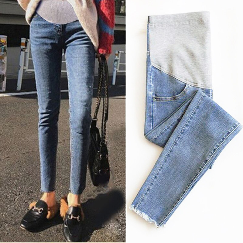 秋季外穿时尚潮妈打底九分孕妇裤子 熠饰母婴孕妇打底裤