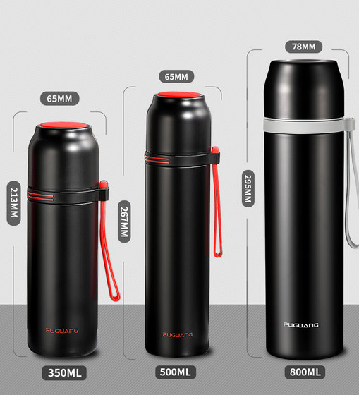 Fuguang 316 stainless steel portable 500ml thermos cup