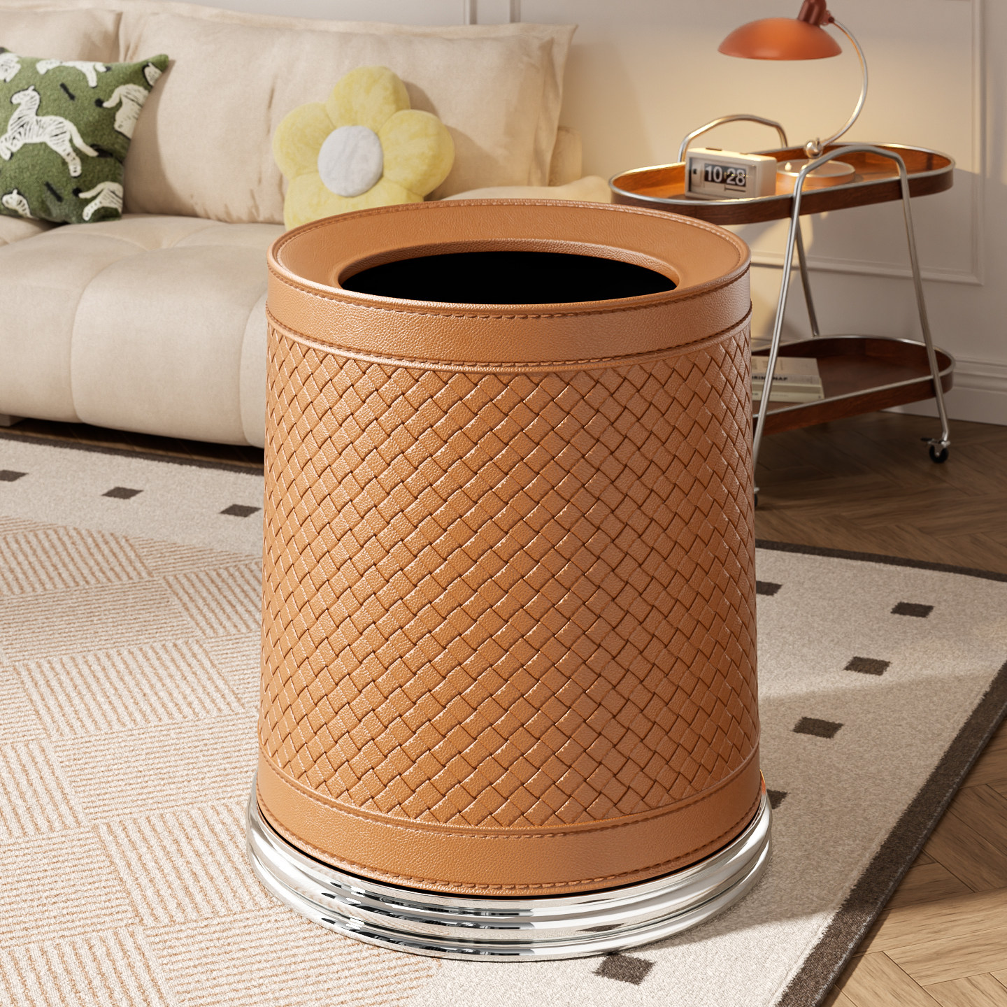 垃圾桶家用2025新款卫生间大容量客厅厨房厕所办公室专用无盖纸篓,淘宝优惠券,粉丝福利购,淘宝优惠卷