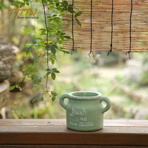 特价清仓   手工陶瓷花瓶编织花篮 - 图2