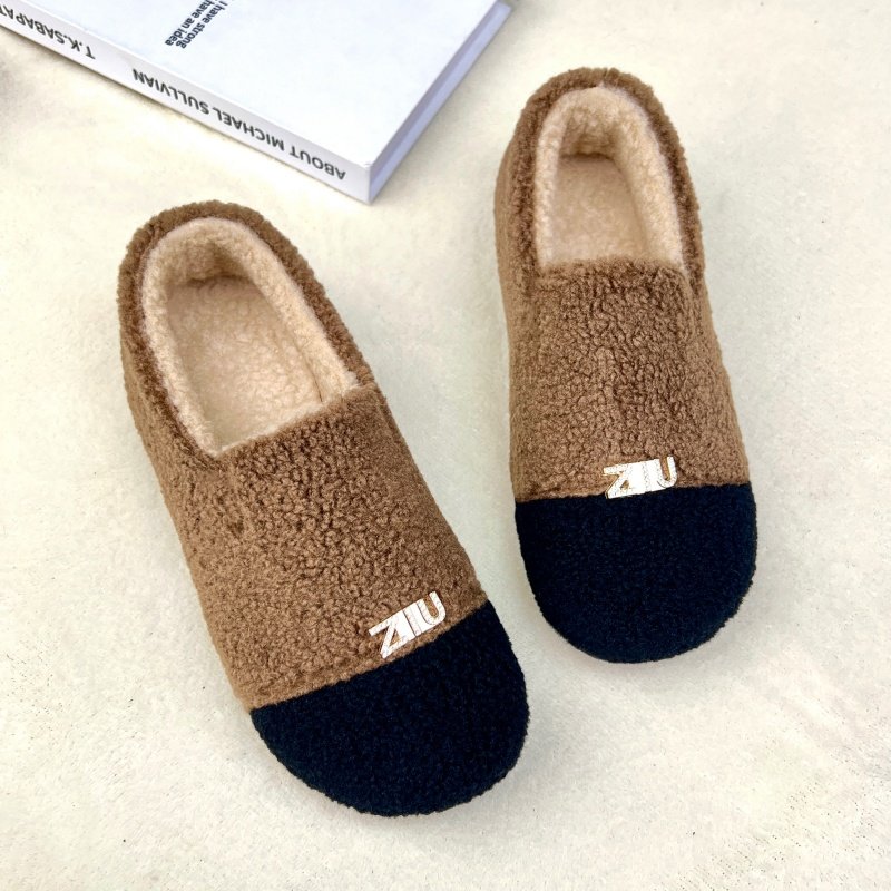 冬季百搭一脚蹬棉鞋女加绒保暖平底休闲百搭豆豆鞋时尚妈妈鞋,淘宝优惠券,粉丝福利购,淘宝优惠卷