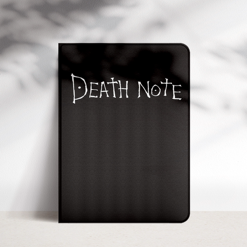 适用ipad保护套2022苹果9.7带笔槽10.2/10.9/11寸壳air4/5第九代mini6壳2021死亡笔记deathnote黑色本本同款 - 图2