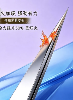 96mm超尖细胞夹黑头夹