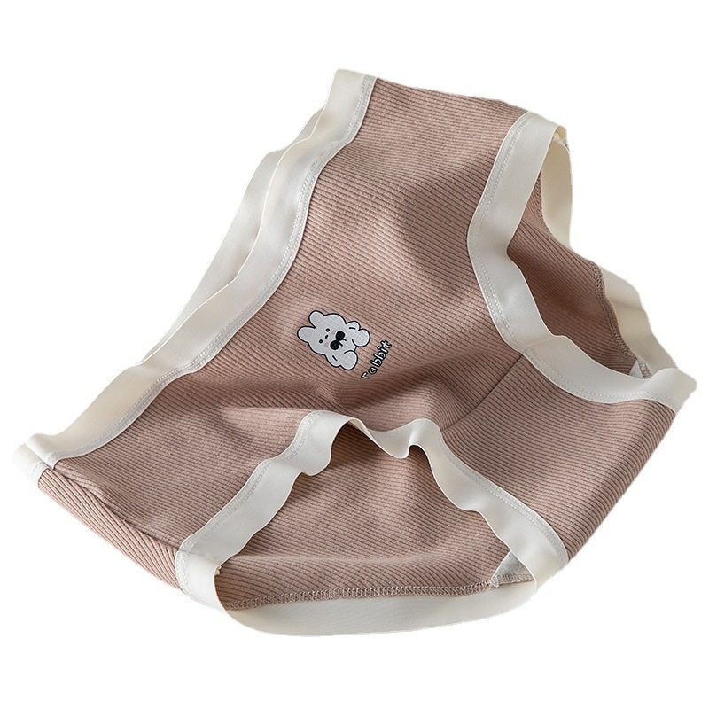 中腰包臀三角裤螺纹无痕撞色学生卡通印花小兔少女柔软舒适女内裤,淘宝优惠券,粉丝福利购,淘宝优惠卷