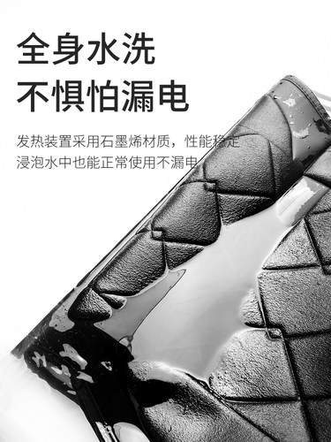 石墨烯汽车加热坐垫冬季12V座椅垫车载通用保暖电热毛绒单片垫子 - 图1