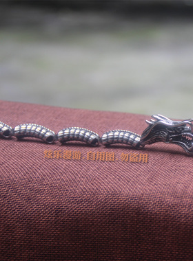 钛钢复古霸气风男士礼物龙手链