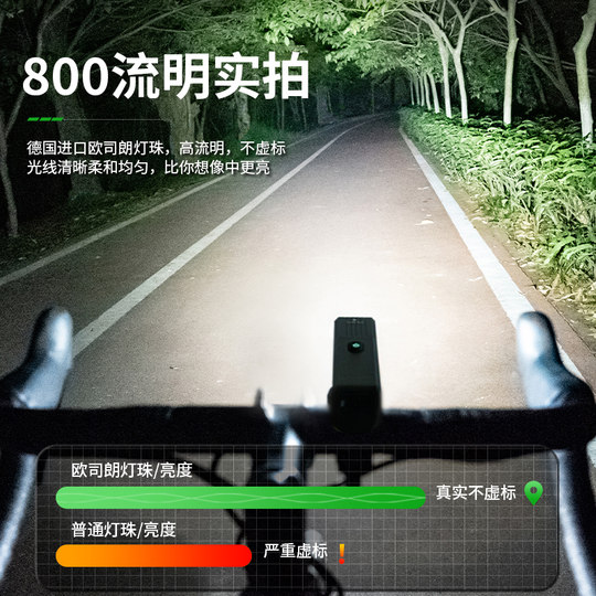 Germany imported OSRAM lamp beads super bright night riding headlight