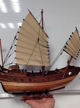 明朝郑和下西洋仿真成品古代帆船