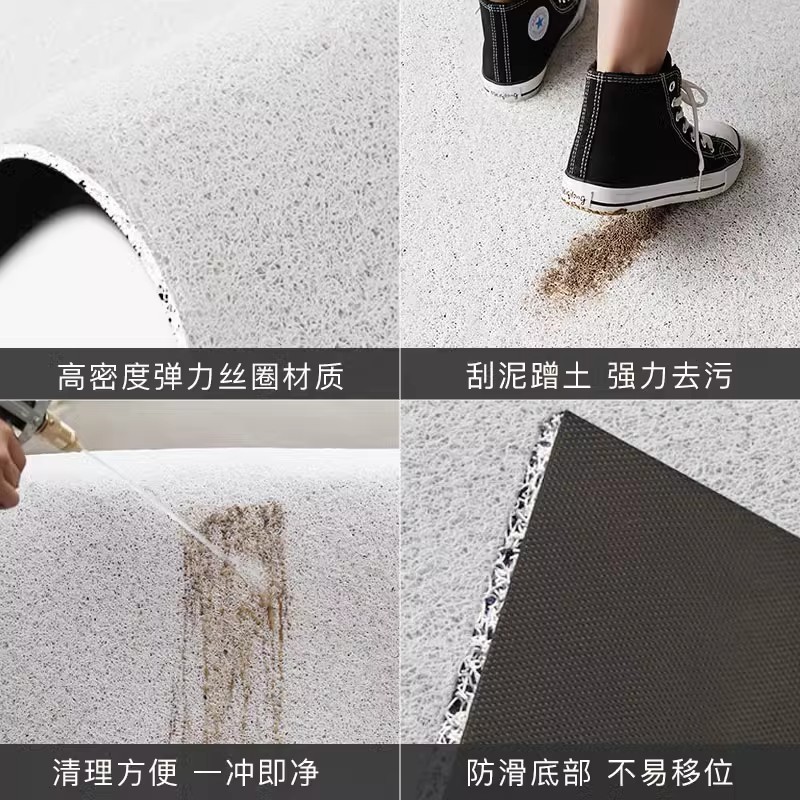 Gold store welcomes you to the entrance carpet with customized logo and gold jewelry store entrance non-slip floor mats and wash-free foot mats