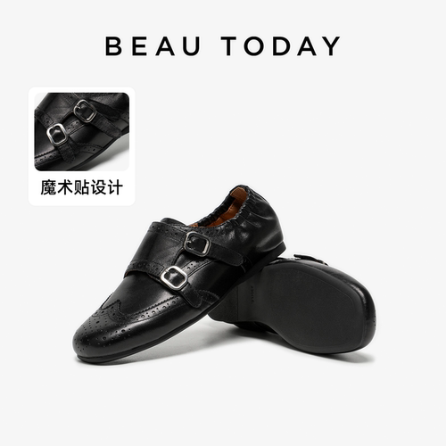 【Beautoday专场】牛津乐章乐福鞋女款2026老钱风孟克鞋布洛克鞋 - 图3